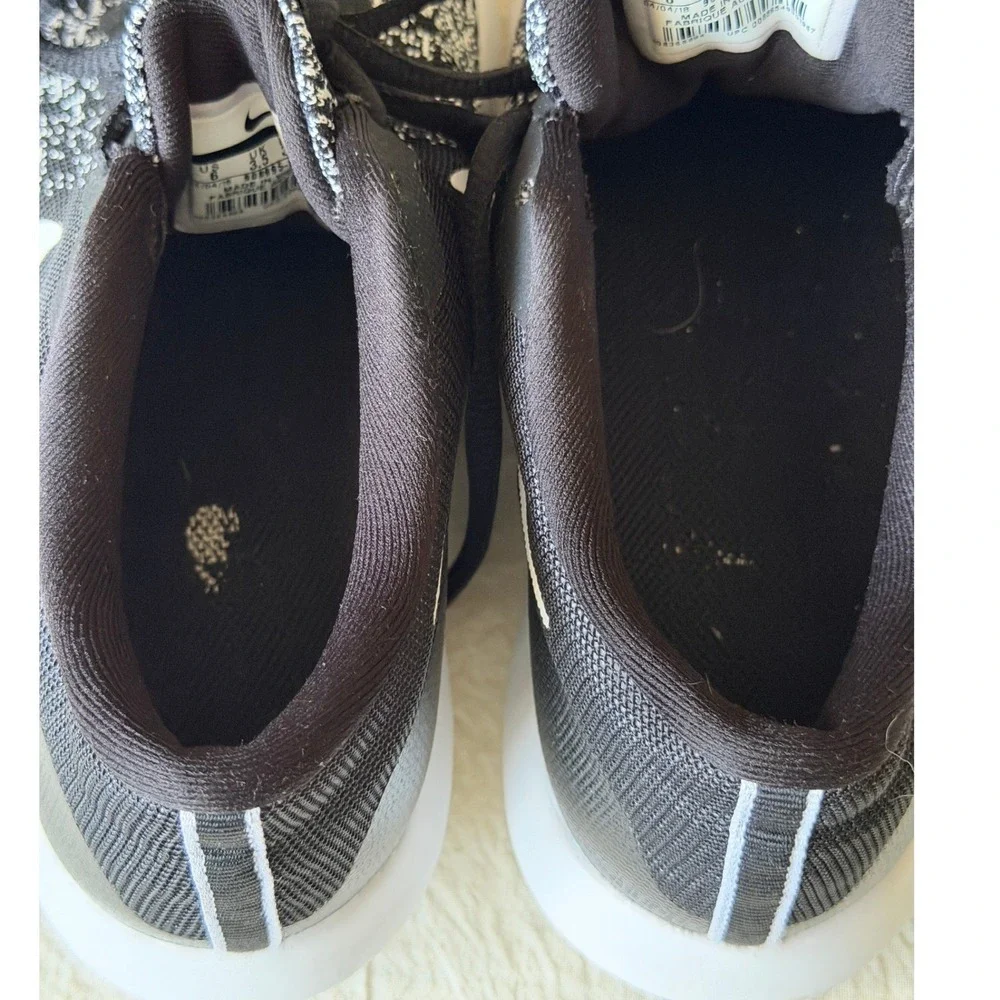 Nike Flex Contact Mens 6 Black White Running Shoes 908995-002